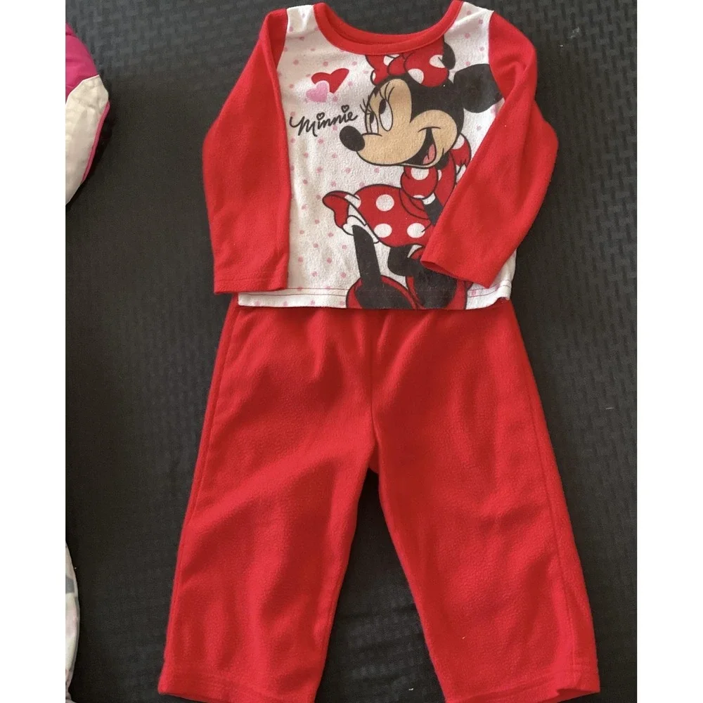 Mixed Brands 15pc Clothes Lot Girls 12-18M Multicolor Disney Fall Winter Layette